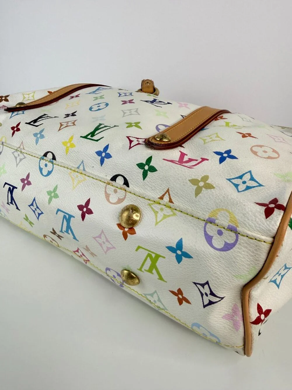 louis vuitton cabas piano handbag monogram multicolor